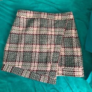 Forever 21 plaid mini skirt